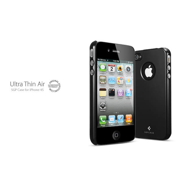 【iPhone4S/4 ケース】SGP Case Ultra Thin Air Pastel Series [Soul Black]goods_nameサブ画像