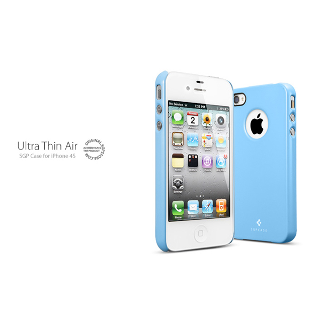 【iPhone4S/4 ケース】SGP Case Ultra Thin Air Pastel Series [Tender Blue]goods_nameサブ画像