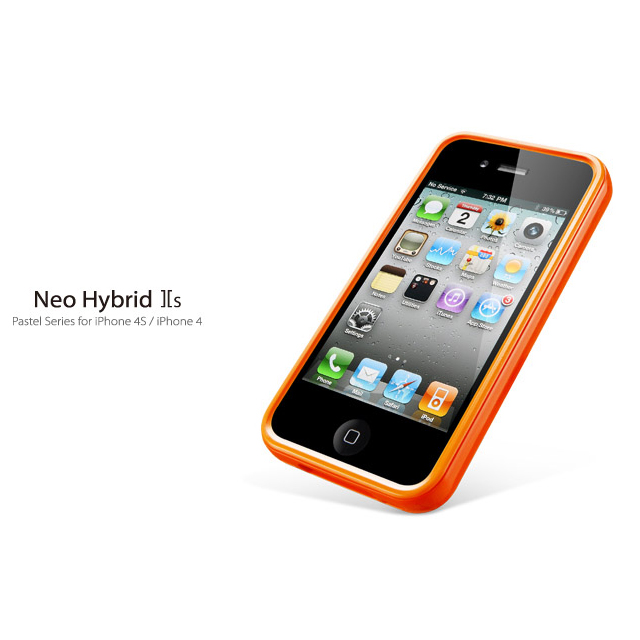 【iPhone4S/4 ケース】Neo Hybrid2S Pastel Series [Solaris Orange]goods_nameサブ画像