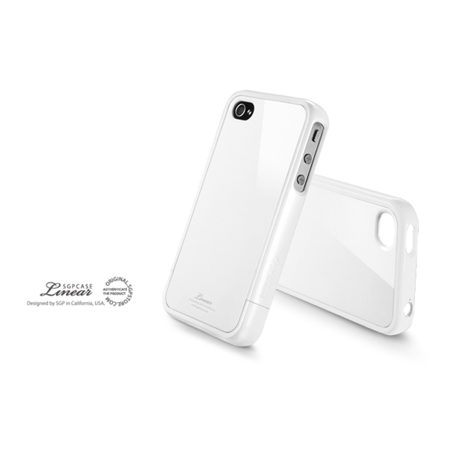 【iPhone4S/4 ケース】SGP Case Linear Color Series [Infinity White]goods_nameサブ画像