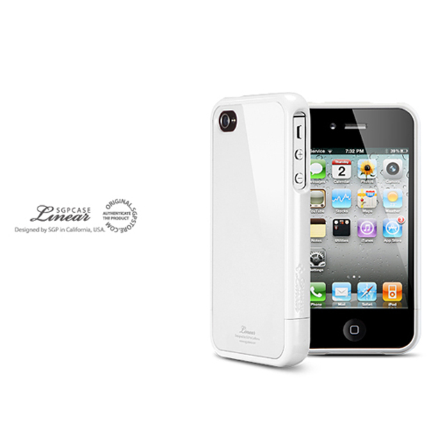 【iPhone4S/4 ケース】SGP Case Linear Color Series [Infinity White]goods_nameサブ画像