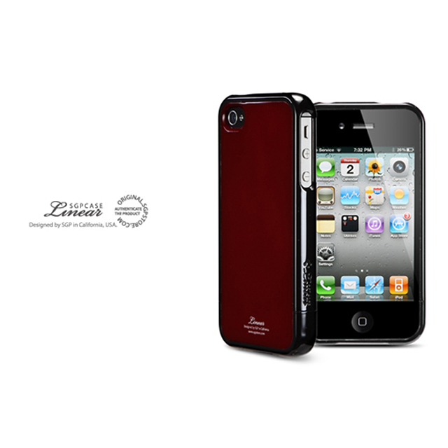 【iPhone4S/4 ケース】SGP Case Linear Color Series [Dante Red]goods_nameサブ画像