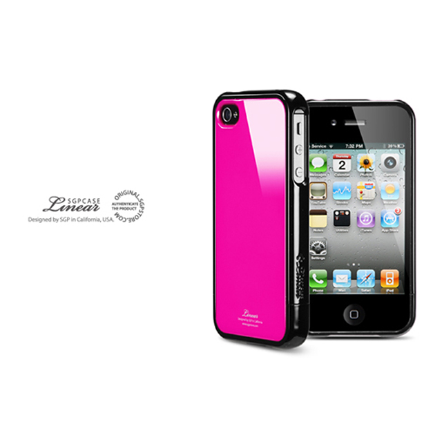 【iPhone4S/4 ケース】SGP Case Linear Color Series [Fantasia Hot Pink]goods_nameサブ画像