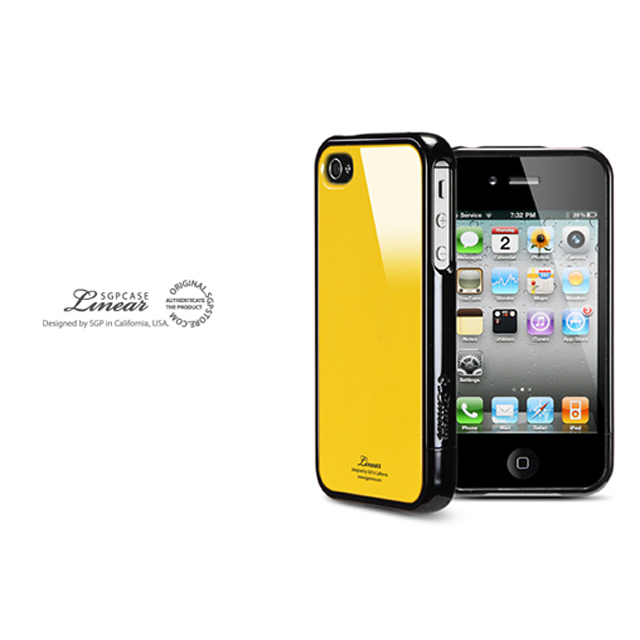 【iPhone4S/4 ケース】SGP Case Linear Color Series [Reventon Yellow]goods_nameサブ画像