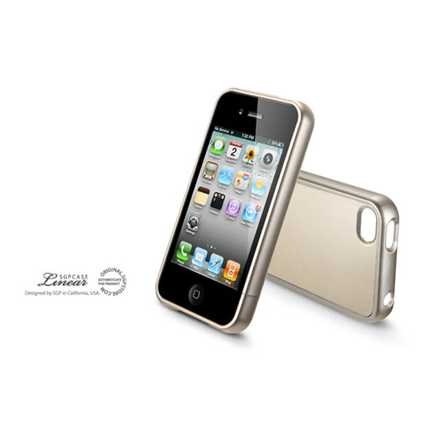 【iPhone4S/4 ケース】SGP Case Linear Color Series [Champagne Gold]goods_nameサブ画像