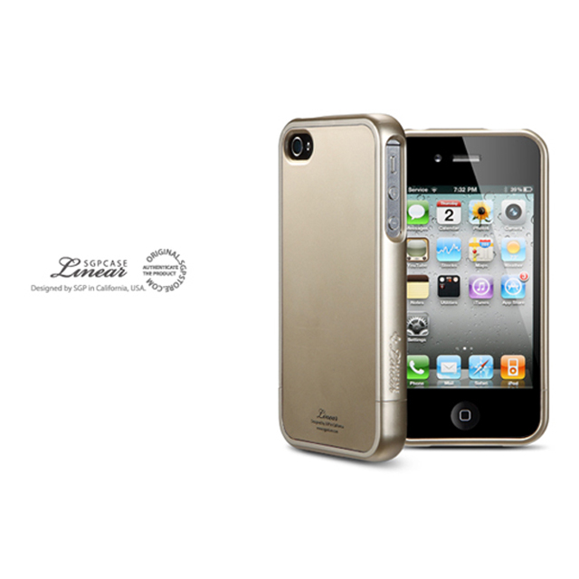 【iPhone4S/4 ケース】SGP Case Linear Color Series [Champagne Gold]goods_nameサブ画像