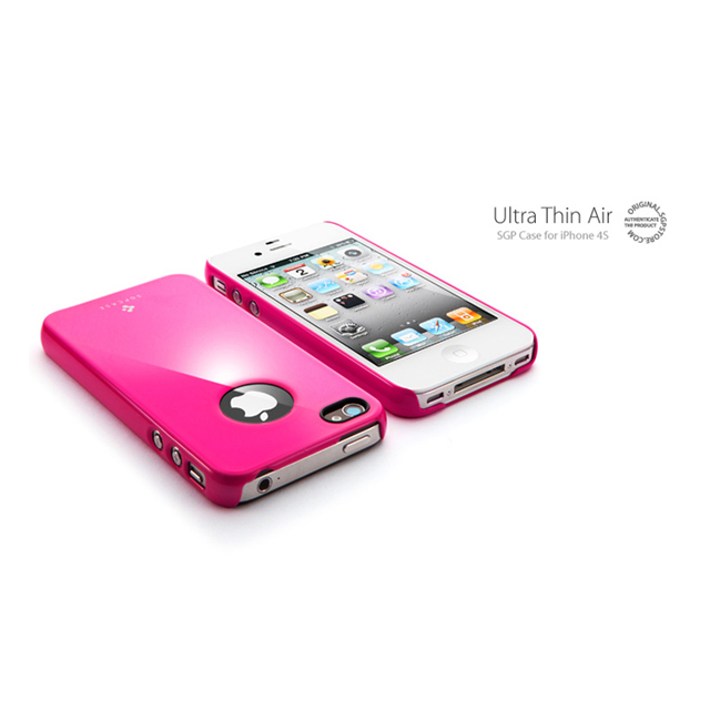 【iPhone4S/4 ケース】SGP Case Ultra Thin Air Pastel Series [Hot Pink]goods_nameサブ画像