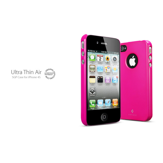 【iPhone4S/4 ケース】SGP Case Ultra Thin Air Pastel Series [Hot Pink]goods_nameサブ画像