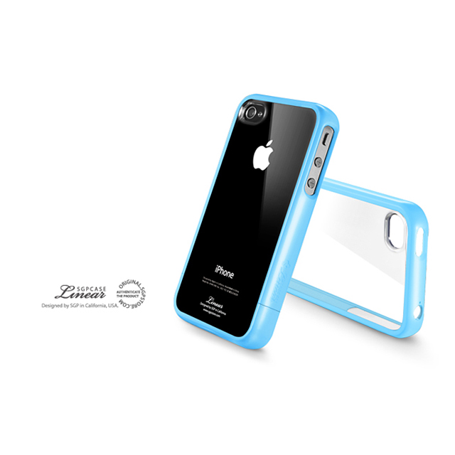 【iPhone4S/4 ケース】SGP Case Linear Crystal Series [Tender Blue]goods_nameサブ画像