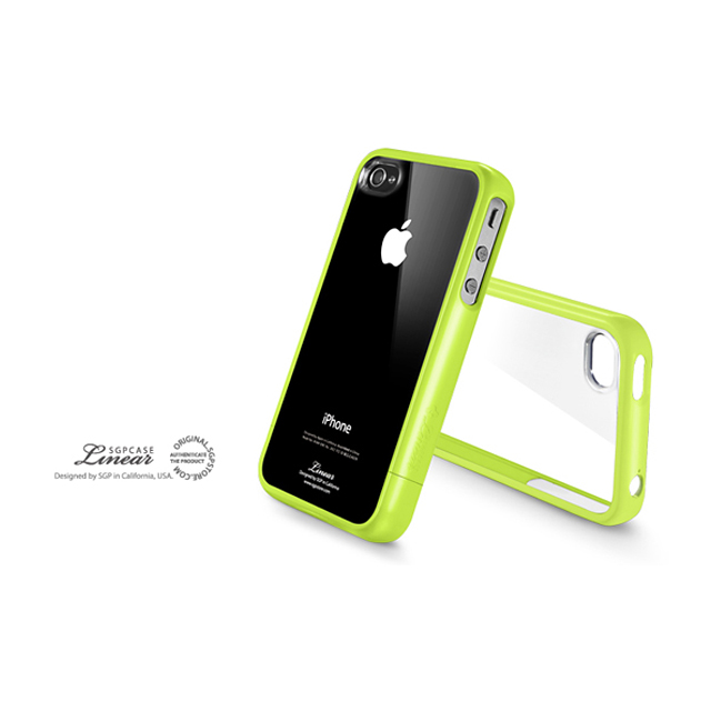 【iPhone4S/4 ケース】SGP Case Linear Crystal Series [Lime]goods_nameサブ画像