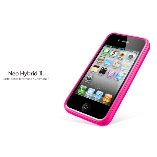 【iPhone4S/4 ケース】Neo Hybrid2S Pastel Series [Fantasia Hot Pink]goods_nameサブ画像