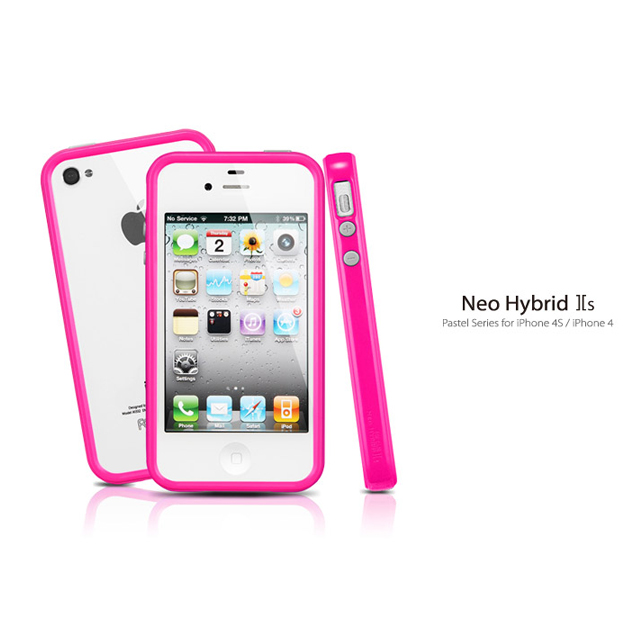 【iPhone4S/4 ケース】Neo Hybrid2S Pastel Series [Fantasia Hot Pink]goods_nameサブ画像