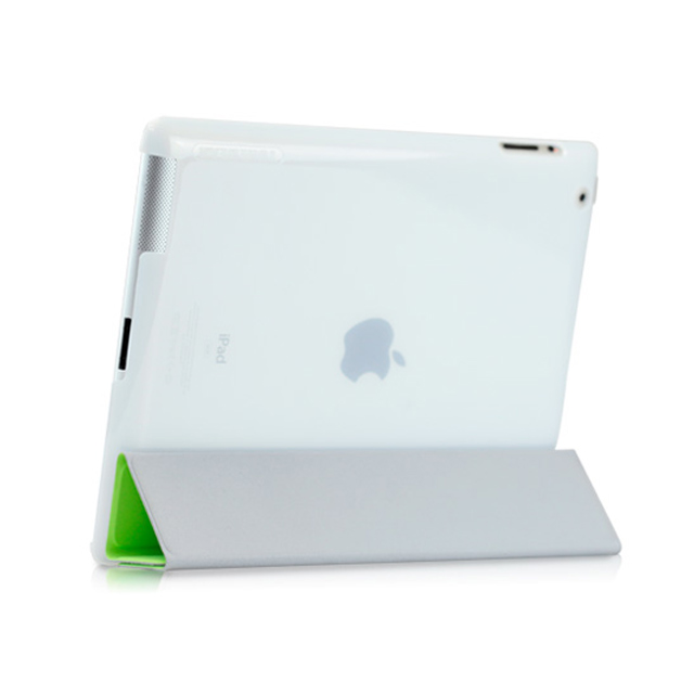 【iPad(第3世代/第4世代) iPad2 ケース】eggshell for iPad (第3世代)/iPad 2 fits Smart Cover クリアサブ画像