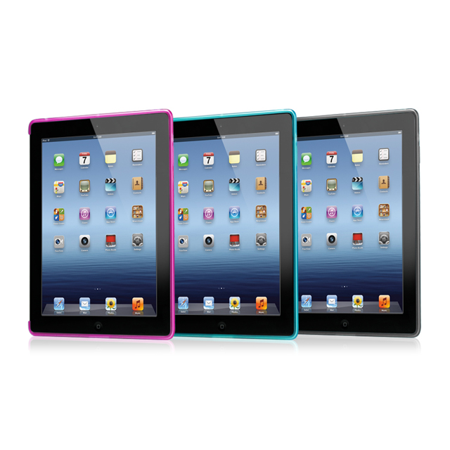 【iPad(第3世代/第4世代) iPad2 ケース】SOFTSHELL for iPad (第3世代)/iPad 2 fits Smart Cover ピンクサブ画像