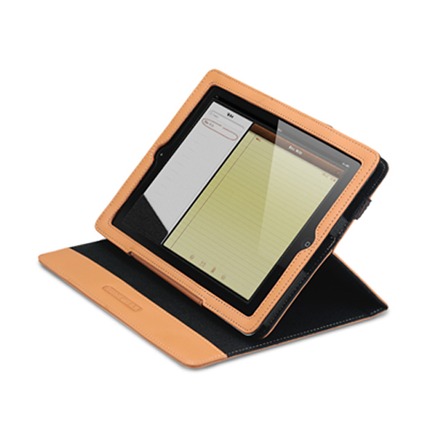 【iPad(第3世代) iPad2 ケース】TUNEFOLIO for iPad (第3世代)/iPad 2 キャメルgoods_nameサブ画像