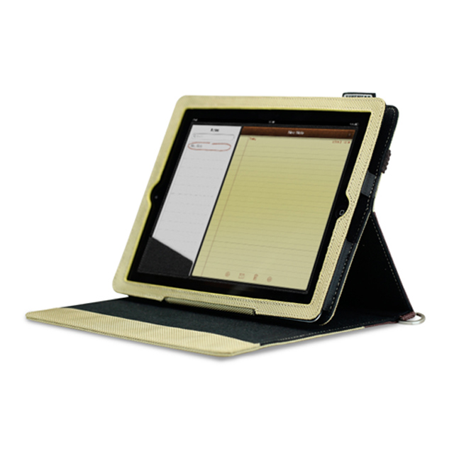 【iPad(第3世代/第4世代) iPad2 ケース】TUNEFOLIO URBAN for iPad (第3世代)/iPad 2 Cream/Browngoods_nameサブ画像