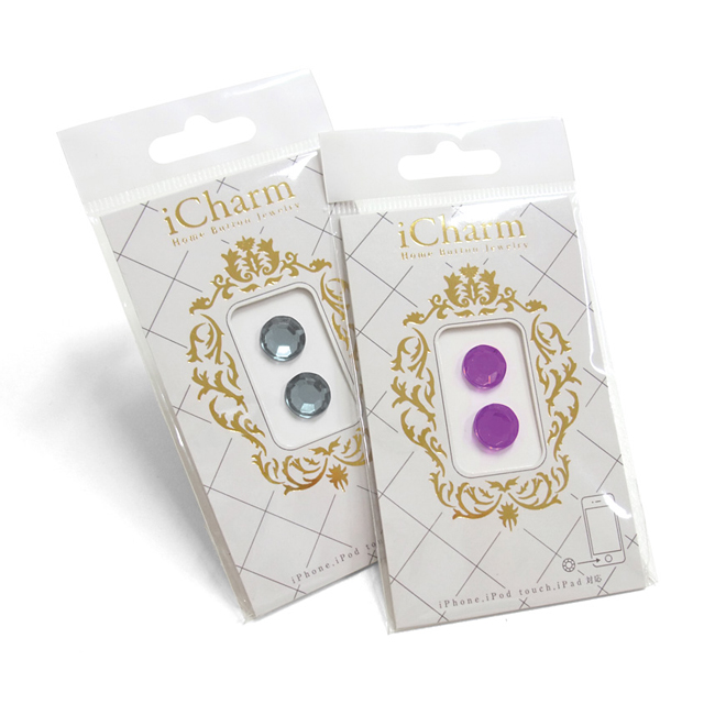 iCharm Home Button Accessory (Blue)サブ画像