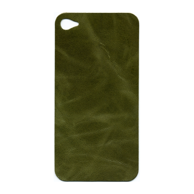 【iPhone4S/4 ケース】BADSMAKESGOODS レザーカバー (Khaki)サブ画像