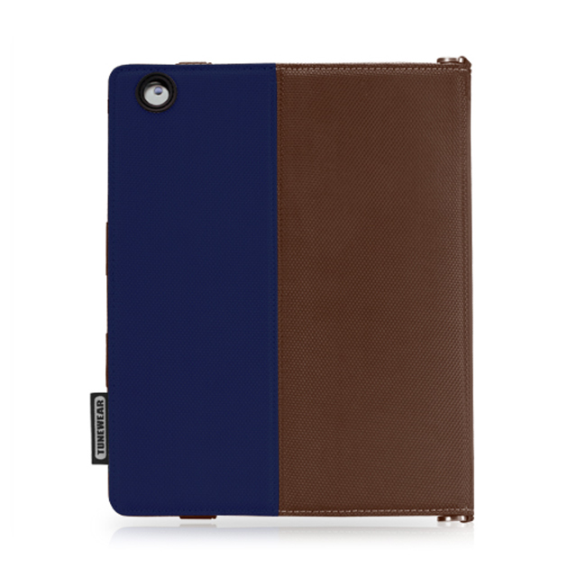 【iPad(第3世代/第4世代) iPad2 ケース】TUNEFOLIO URBAN for iPad (第3世代)/iPad 2 Navy/Brownサブ画像