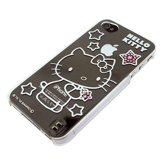 【iPhone4S/4 ケース】キティ・マイメロ メタリック iphone4/4Sカバー シルバーgoods_nameサブ画像