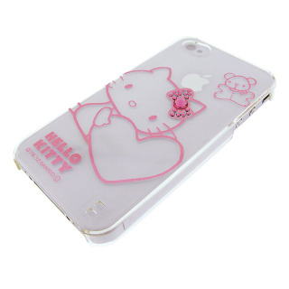 iPhone4S/4 ケース】ハローキティ iPhone4/4S共用 キャラクターカバー