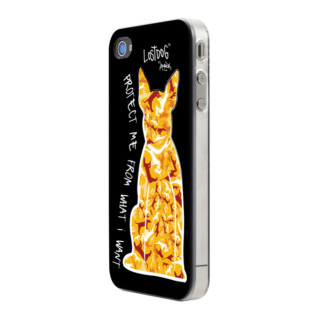 【iPhone ケース】iPhone4/4S用リサイクル保護PCケース/Protect me(ブラックドック)goods_nameサブ画像