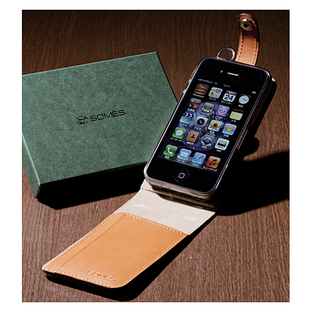 ソメスサドル iPhoneケース(iPhone4、4s兼用)レッドgoods_nameサブ画像