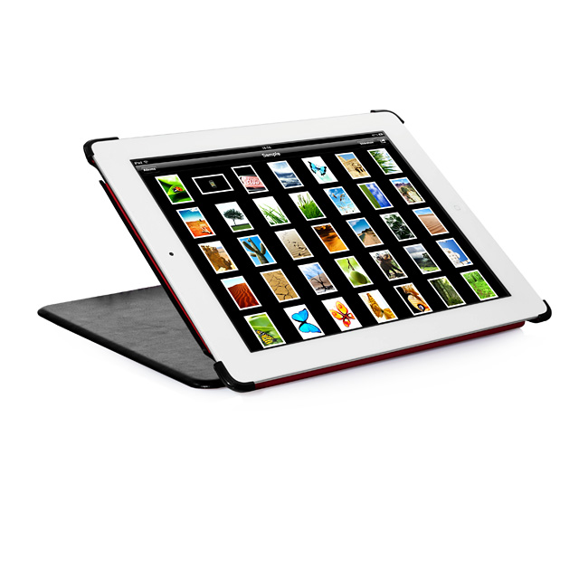 【iPad(第3世代/第4世代) iPad2 ケース】Capparel Case Forme Black / Redサブ画像