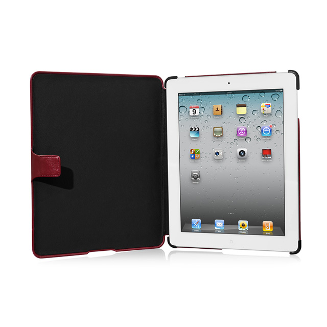 【iPad(第3世代/第4世代) iPad2 ケース】Capparel Case Forme Red / Blackサブ画像