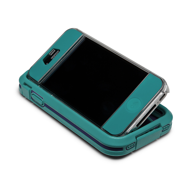 【iPhone4S/4 ケース】Case-Mate iPhone 4S / 4 Phantom Case, Emerald/Marineサブ画像