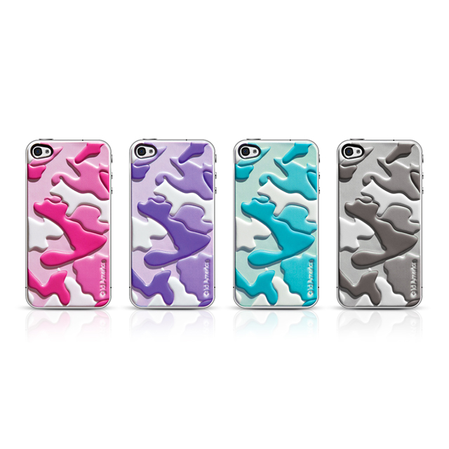 【iPhone4S/4 スキンシール】CUSHI CAMO Purplegoods_nameサブ画像