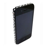 【iPhone4S/4】COLORCTORS Side Skin DOT(BLACK/WHITE)