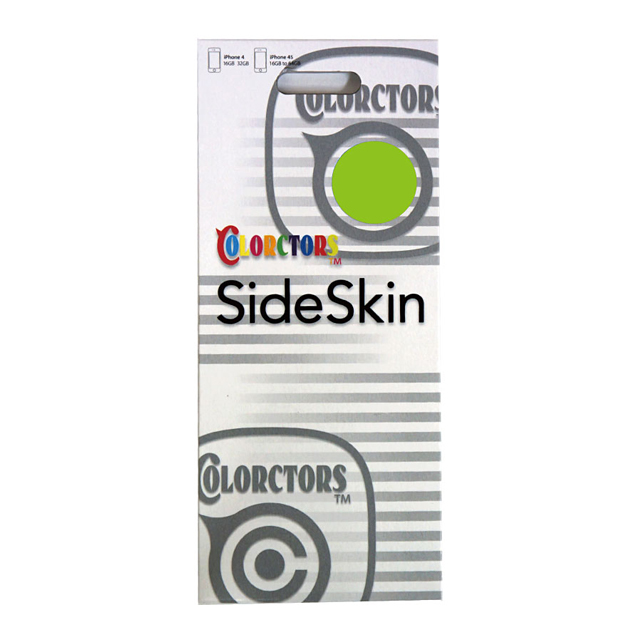 【iPhone4S/4】COLORCTORS Side Skin LIGHT GREENgoods_nameサブ画像