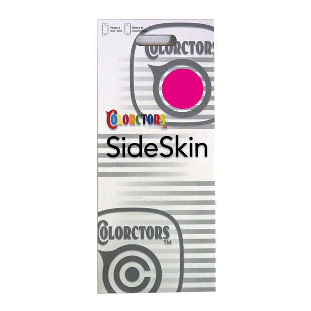 【iPhone4S/4】COLORCTORS Side Skin PINKgoods_nameサブ画像