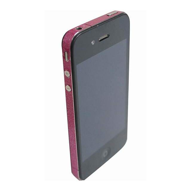 【iPhone4S/4】COLORCTORS Side Skin MAGENTA(ラメ)