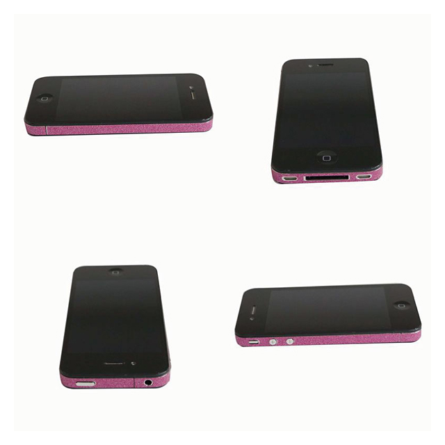 【iPhone4S/4】COLORCTORS Side Skin MAGENTA(ラメ)goods_nameサブ画像