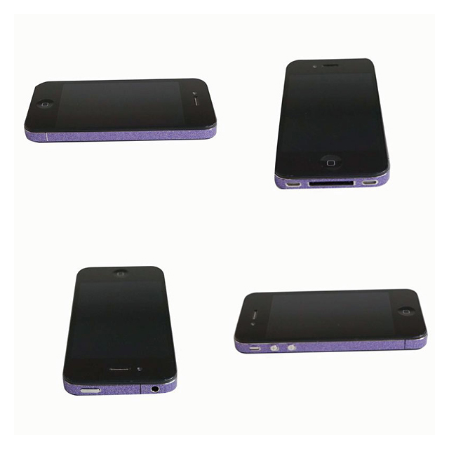 【iPhone4S/4】COLORCTORS Side Skin VIOLET(ラメ)goods_nameサブ画像