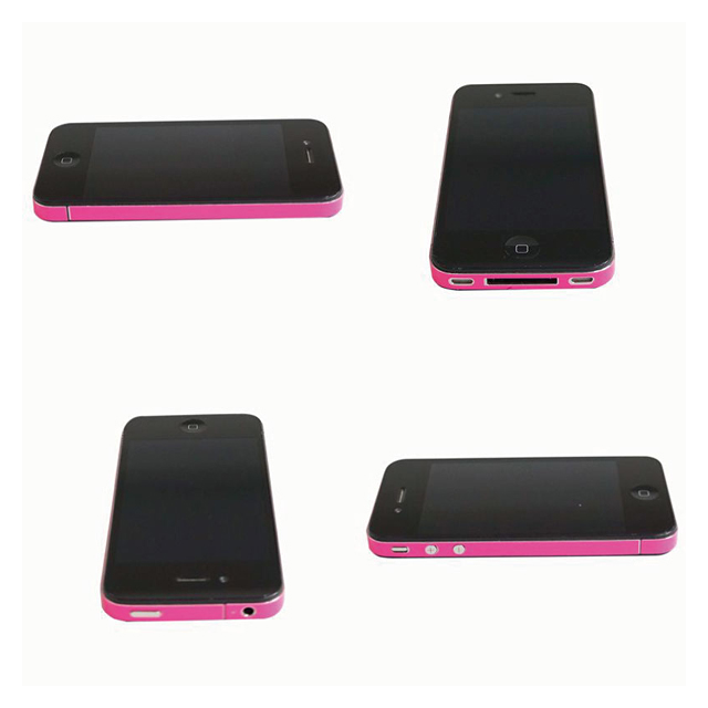 【iPhone4S/4】COLORCTORS Side Skin SHOCKING PINK(蛍光)サブ画像