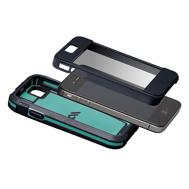 【iPhone4S/4 ケース】Case-Mate iPhone 4S / 4 Phantom Case, Navy/Aquagoods_nameサブ画像