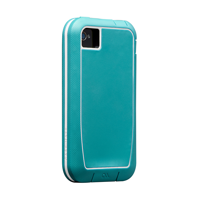 【iPhone4S/4 ケース】Case-Mate iPhone 4S / 4 Phantom Case, Aqua/Whiteサブ画像