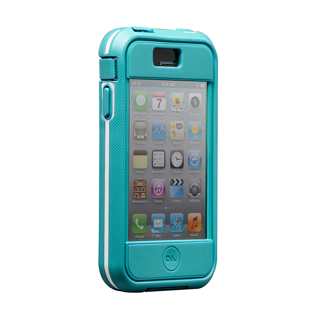 【iPhone4S/4 ケース】Case-Mate iPhone 4S / 4 Phantom Case, Aqua/Whitegoods_nameサブ画像