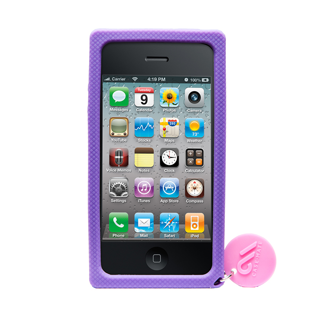 iPhone 4S / 4 Creatures： Delight Cupcake, Lolly Pop - Violetサブ画像