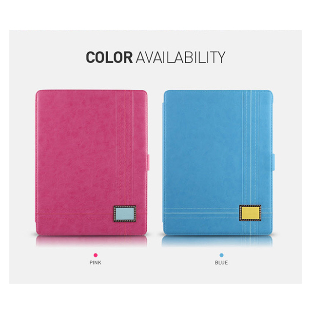 【iPad(第3世代) ケース】Masstige Color Point Folio ピンクサブ画像