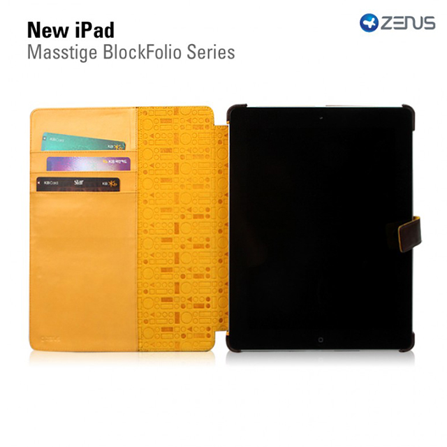 【iPad(第3世代) ケース】Masstige Block Folio ブラックチョコレートサブ画像