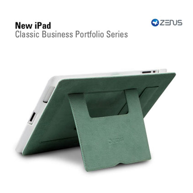 【iPad(第3世代) ケース】Prestige Classic Business Portfolio ホワイトサブ画像