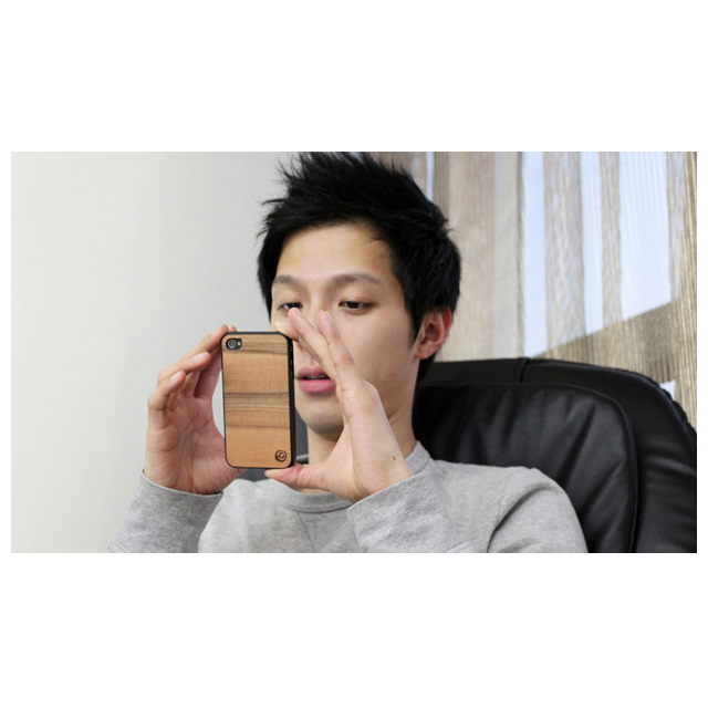 【iPhone4S/4 ケース】Real wood case Guneine Saisaigoods_nameサブ画像