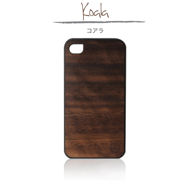 【iPhone4S/4 ケース】Real wood case Guneine Koaraサブ画像