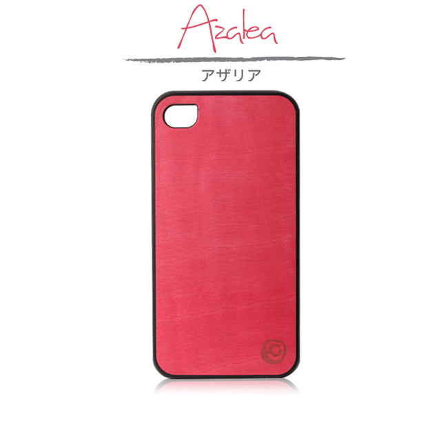 【iPhone4S/4 ケース】Real wood case Vivid Azaleagoods_nameサブ画像