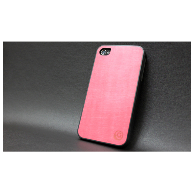 【iPhone4S/4 ケース】Real wood case Vivid Azaleagoods_nameサブ画像