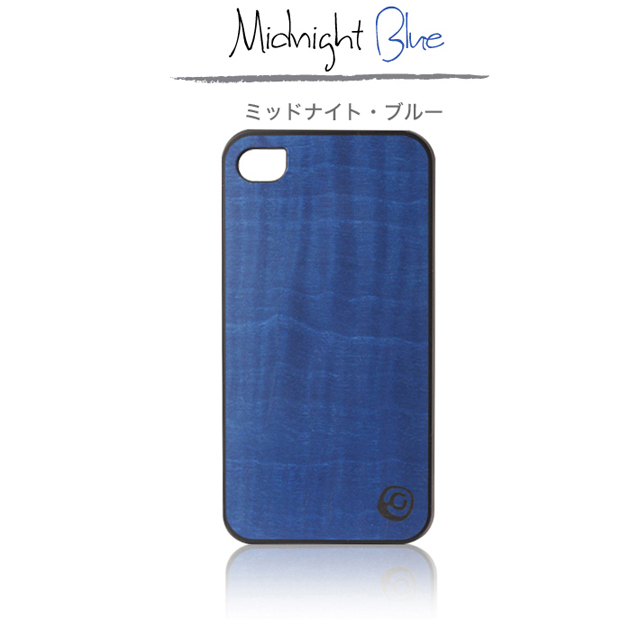 【iPhone4S/4 ケース】Real wood case Vivid Midnight Bluegoods_nameサブ画像